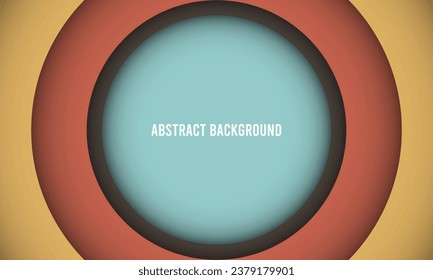 Abstract modern arts gradient color circle background, Retro design