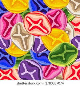 Abstract modern background with 3D colorful liquid shapes. Template design texture for posters, card, cover. Overlay bright spotty pattern of geometric shape and lines. Vector illustration.