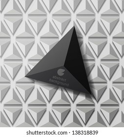 abstract modern background with black bubble , can be used for website, info-graphics/ vector
