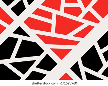 Abstract modern background black and red