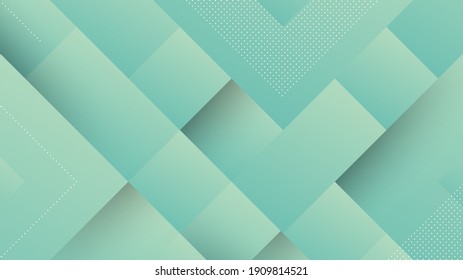 Abstract Modern Background with Blue Gradient Pastel Color and Square Shape Element	
