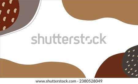 Abstract modern background with brown shades colors. Banner template.