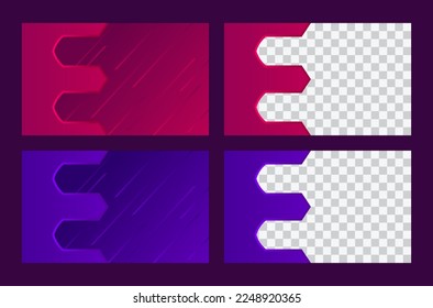 Abstract Modern Background with a choice of red and blue colors