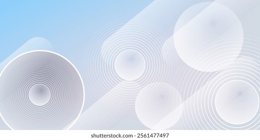 Abstract modern background with circle elements. Digital technology concept. vector illustration.