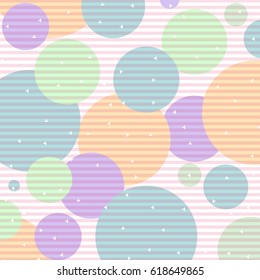 Abstract modern background with color circles. Geometry pattern,fabric concept.Colored textile backdrop.For web site,poster,placard,wallpaper and cover template