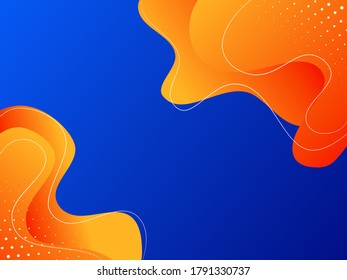 
Abstract Modern Background Colored Liquid Shapes Template Design