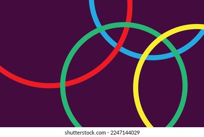 Abstract modern background with colored shapes. Trendy fashion template with geometric elements. Simple vector background suitable for social media, mobile app, advertising.