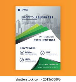Abstract modern background colorful brochure for business cover page design