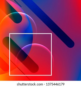 Abstract modern background. Colorful geometric background. Gradient mesh.Vector eps 10