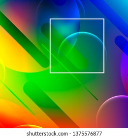 Abstract modern background. Colorful geometric background. Gradient mesh.Vector eps 10