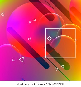 Abstract modern background. Colorful geometric background. Gradient mesh.Vector eps 10