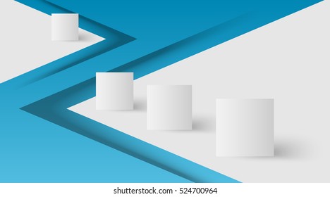 abstract modern background, composition of triangles and inner shadows