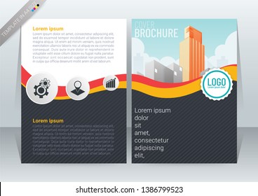 Abstract modern Background Creative Design, Business Brochure, T