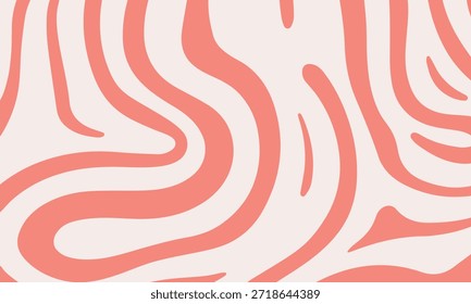 Fondo moderno Abstractas con lindo patrón de línea ondulada, decoración abstracta