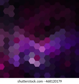 Abstract modern background with dark purple polygons.