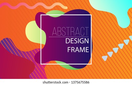 abstract modern background design for banner, illustration, cover, brochure, presentation, backdrop, advertising, flyer, magazine. simple frame design with colorful modern background pattern