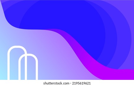 Abstract modern background design with cool color degradation for flyer banners and presentations, with space for text