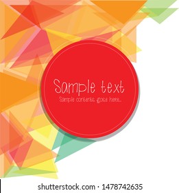 Abstract modern background design for print and presentation 