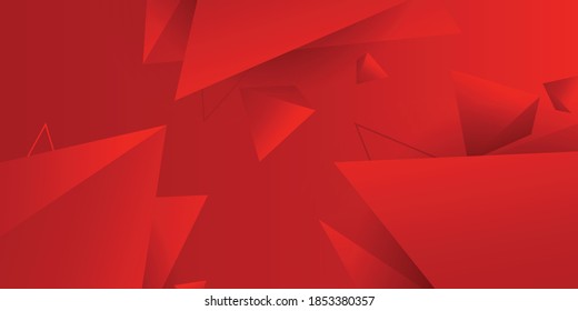 Abstraktes modernes Hintergrunddesign mit roten Elementen geometrischer Formen. Gilt für Banner, Broschüren, Cover, Flyer, Präsentationshintergrund und mehr