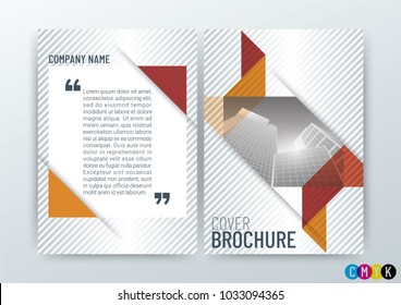 Abstract modern Background, Design Template, Business Brochure, Flyer Layout, Poster, Magazine, Annual Report, Front and back, vector illustration