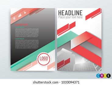 Abstract modern Background, Design Template, Business Brochure, Flyer Layout, Poster, Magazine, Annual Report, Front and back-vector illustration
