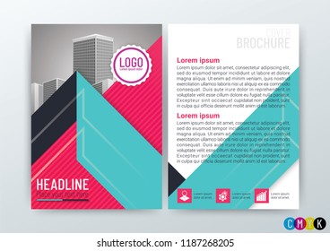 Abstract modern Background Design Template, Business Brochure, Flyer Layout, Poster, Magazine, Annual Report, CMYK Color-vector illustration