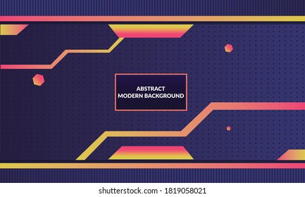 Resumen de la plantilla de ilustración vectorial de diseño de fondo moderno. Diseño de fondo geomátrico, distribución vectorial. Ilustración moderna de diseño de fondo.