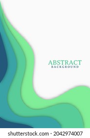 Resumen de diseño de fondo moderno con formas onduladas. Fondo de diseño moderno con forma geométrica