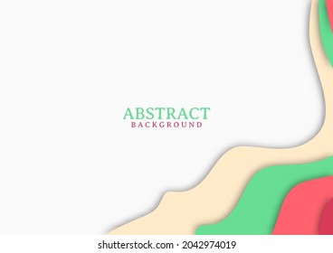 Abstract modern background design with wavy shapes. Modern design background with geometric shape