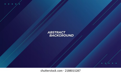 Abstract modern background with diagonal overlay layer. Dark blue with geometry shape and light lines. Dynamic and sport banner design. Vector illustration