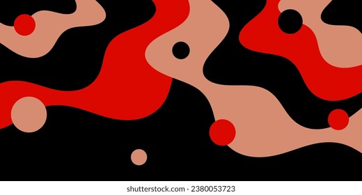 Abstract modern background with dynamic shapes. Simple vector composition illustration.