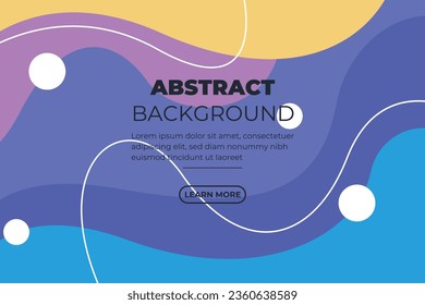 Abstract modern background elements dynamic fluid shapes compositions of colored spots