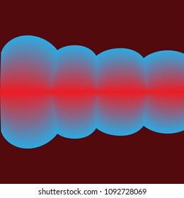 Abstract modern background. Fashion graphic ribbon design. Modern stylish abstract texture. Colorful template for prints, textile, wrapping, business, etc. Vector illustration