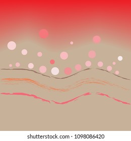 Abstract modern background. Fashion graphic ribbon design. Modern stylish abstract texture. Colorful template for prints, textile, wrapping, business, etc. Vector illustration