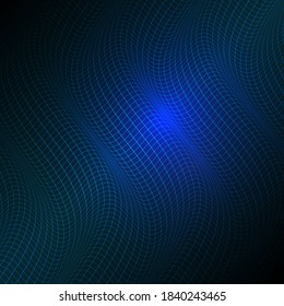 Abstract modern background with a flowing grid design