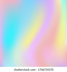 Abstract modern background. Galaxy, fairytale wallpaper. Holographic template. Premium vector.
