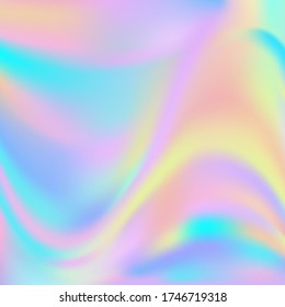 Abstract modern background. Galaxy, fairytale wallpaper. Holographic template. Premium vector.