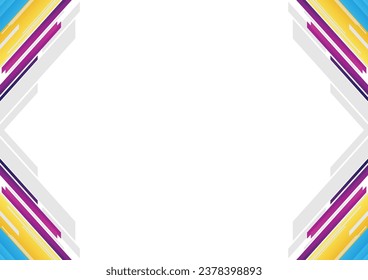 diseño geométrico de fondo moderno abstracto