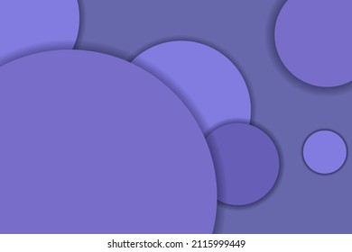 Abstract modern background with geometric flat shapes and trendy trendy color 2022 Very Peri for banners, postcards, posters. Vector illustration
