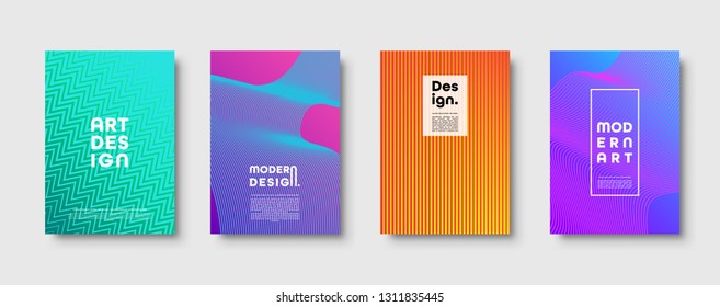 Abstract modern background. Geometric shapes and lines. Colorful neon gradient. Eps10 vector