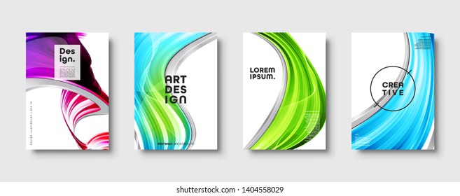 Abstract modern background. Geometric shapes and lines. Colorful gradient. Eps10 vector.