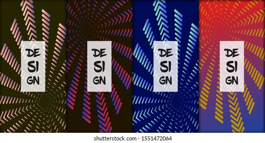 Abstract modern background. Geometric shapes and lines. Colorful gradient vector texture