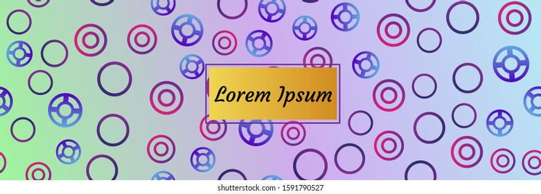 Abstract modern background. Geometric shapes and lines. Colorful gradient vector texture