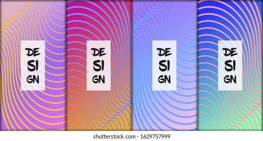 Abstract modern background. Geometric shapes and lines. Colorful gradient vector texture
