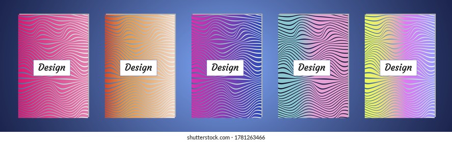 Resumen de los antecedentes modernos. Formas y líneas geométricas. Textura del vector de gradiente colorido
