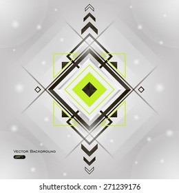 Abstract modern background of geometric shapes. Vector illustration.