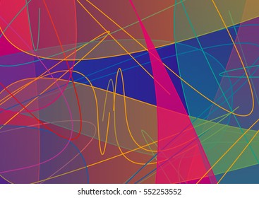 Abstract modern background with geometrical shapes.