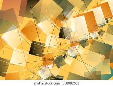 Abstract modern background with geometrical shapes.