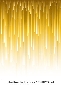 Abstract modern background with golden vertical lines. Backgrounds composed of glowing gold lines. Can be used for scrap booking, wallpaper, web, invitation, poster, banner, vector