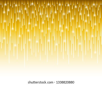 Abstract modern background with golden vertical lines. Backgrounds composed of glowing gold lines. Can be used for scrap booking, wallpaper, web, invitation, poster, banner, vector